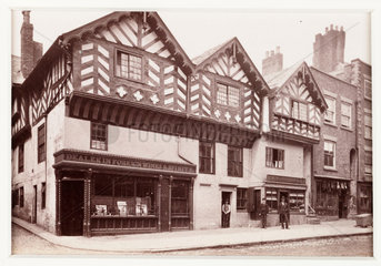 'Chester  the Old King's Head Inn'  c 1880.