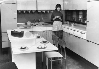 Hygena fitted kitchen  31 March 1964. 'Time