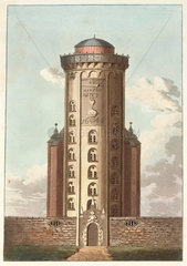 Observatory at Copenhagen  Denmark  c 1830s.