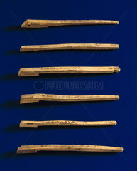 Tally Sticks  c 1440.