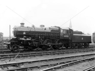 Ivatt 4MT locomotive of the BR 43050 class  Doncaster  11th July 1950.