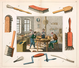 The brush maker  1849.