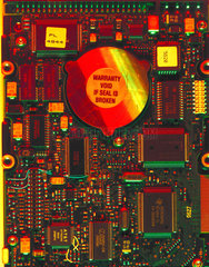 Circuitry of hard disk drive taken from a PC  1998.