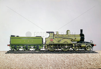 London & South Western Railway express locomotive  1890.