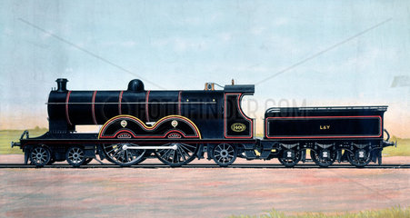 Lancashire and Yorkshire Railway Express  Locomotive No 1400  c 1900.