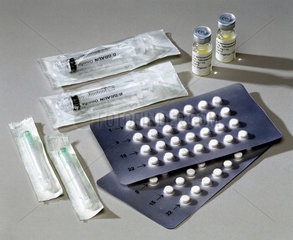 Prototype male contraceptive kit  2001.