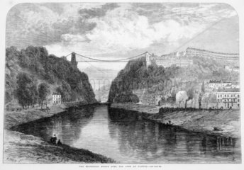 Clifton Suspension Bridge  1864.