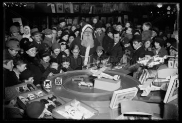 Father Christmas at Selfridges  8 December  1933.