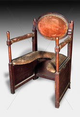 A collapsible parturition chair  1701-1830.