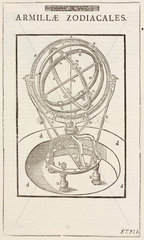 Tycho Brahe’s zodiacal armillary sphere  before 1570.