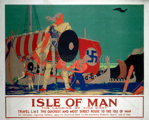 ‘Isle of Man’  LMS poster  c 1920s.