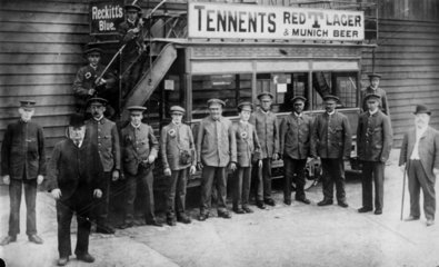 Tram workers  c 1900s.