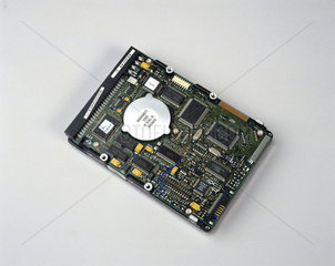 Interior of hard disk drive taken from a PC  c 1998.