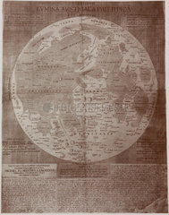 Map of the Moon  9 February 1645.