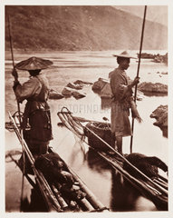 'Fishing With Cormorants'  c 1871.