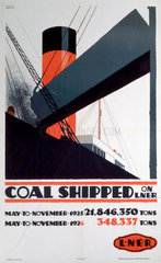‘Coal shipped on LNER’  LNER poster  1926.
