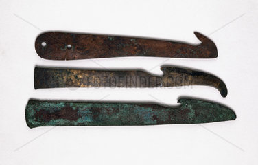 Three knives  Egyptian  2000-100 BC.