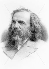 Dmitry Ivanovich Mendeleyev  Russian chemist  c 1900.
