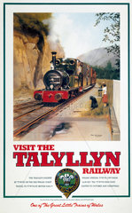 'Visit the Talyllyn Railway' TR poster  19990.