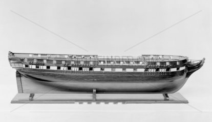 Model of a 50-gun frigate  1813.
