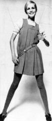 Twiggy  British fashion model  1970.