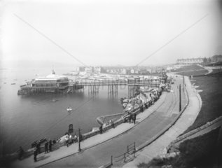 Plymouth Pier  Devon  c 1921.