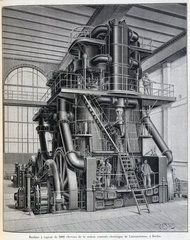 Electric power station  Luisenstrasse  Berlin  c 1900.