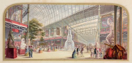 'Interior of the Great Exhibition'   1851.
