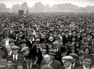 Unemployed demonstration  Hyde Park  London  September 1931.