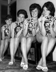 Kodak girls in Blackpool  August 1963.