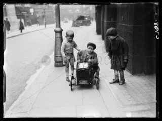 Children with a go-cart  1934.