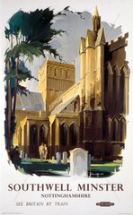 ‘Southwell Minster’  BR (LMR) poster  1948-1965.