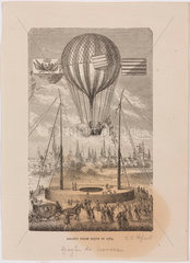 ‘Ascent from Dijon’  France  25 April 1784.