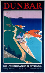 ‘Dunbar’  LNER poster  1923-1947.
