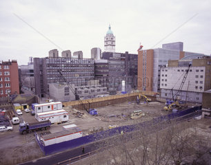 Construction of the Wellcome Wing at the Science Museum  London  1997.