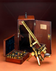 Powell & Lealand No 2 microscope outfit  1845.