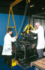 Assembling Babbage's Difference Engine No 2  February 2000.