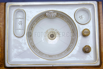 Washbasin from Queen Victoria’s coach  photographed April 1966.