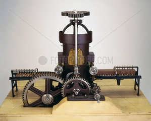 Clayton’s brick-making machine  1860.