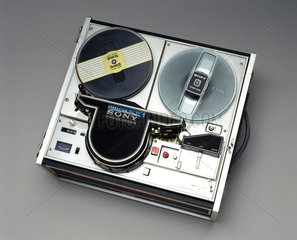 Sony videocorder  model CV-2100  black & white video recorder  c 1970s.