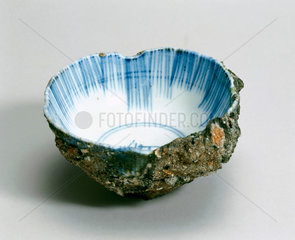 Bowl from Hiroshima  Japan  1945.