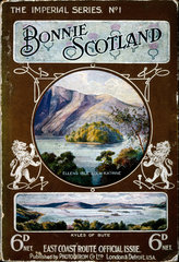 'Bonnie Scotland'  North Eastern Railway (NER) guidebook  c 1920s.