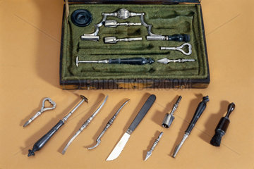 Veterinary instruments.