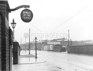 Sandhills and Huskisson goods depot  Merseyside  1927.