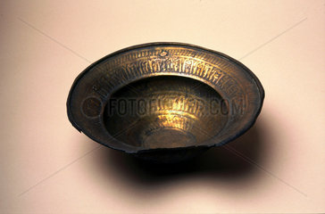 Barber's shaving bowl  North African  19th century.