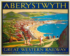 ‘Aberystwyth’  GWR poster  1923-1947.