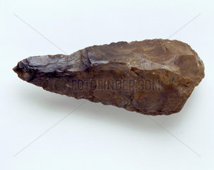 Acheulian flint hand axe  c 10000-5000 BC.
