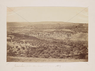 'Jerusalem prise du Mont Scopus'  1857.