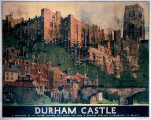 'Durham Castle'  LNER poster  1923-1947