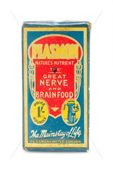 Plasmon ‘nerve and brain food'  1900-1950.